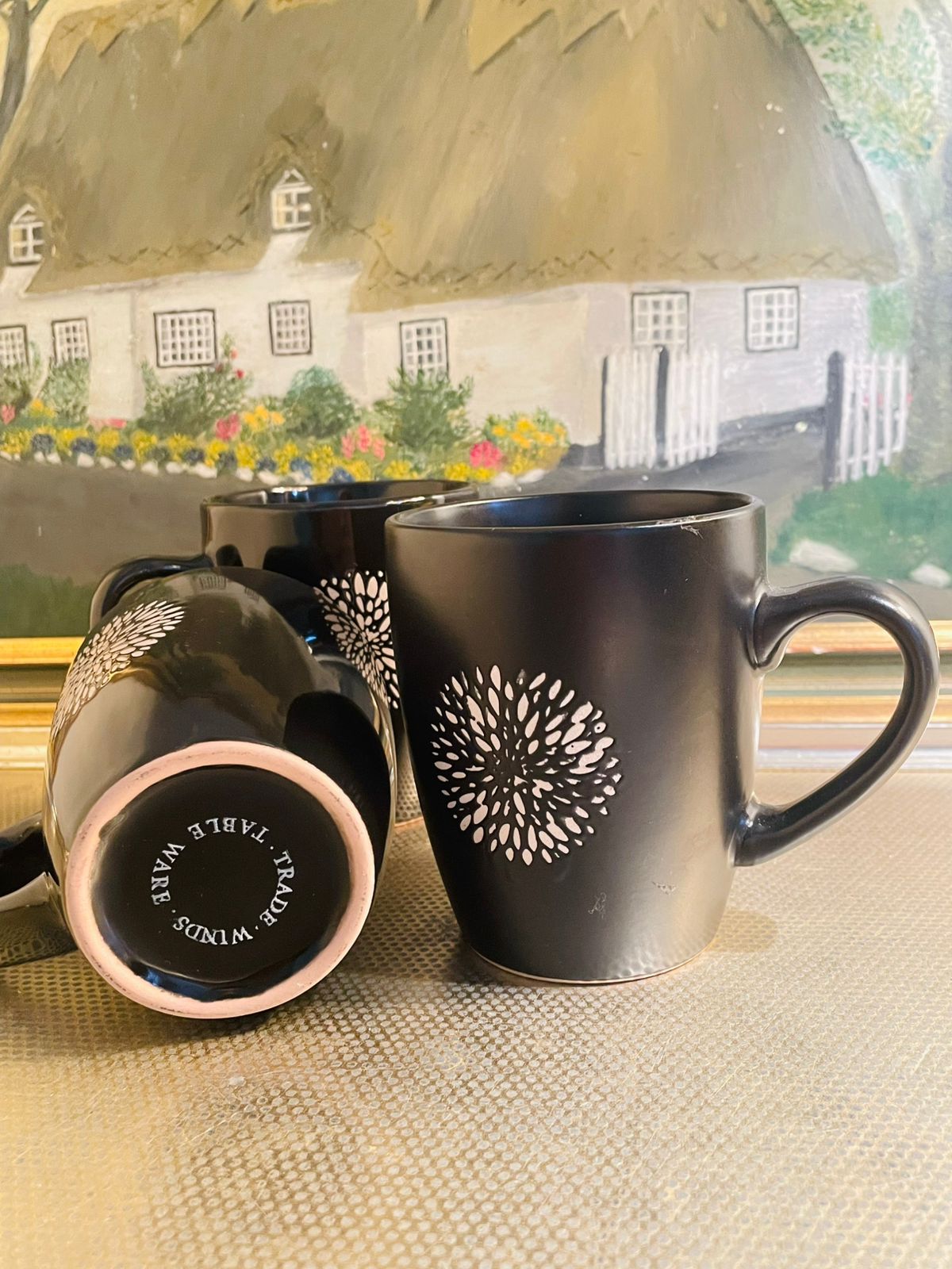 set of 3 Tea Mugs , Coffee Mug, Oven Safe, ceramic, England