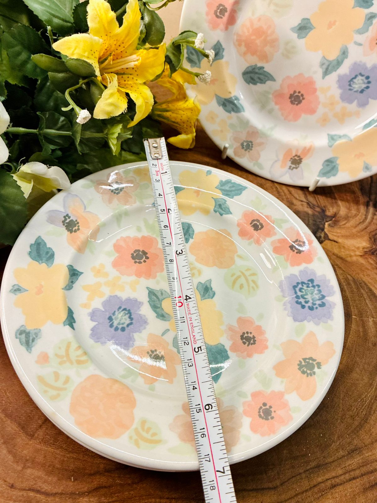 Widsummer Floral Dessert Plates Set of 5