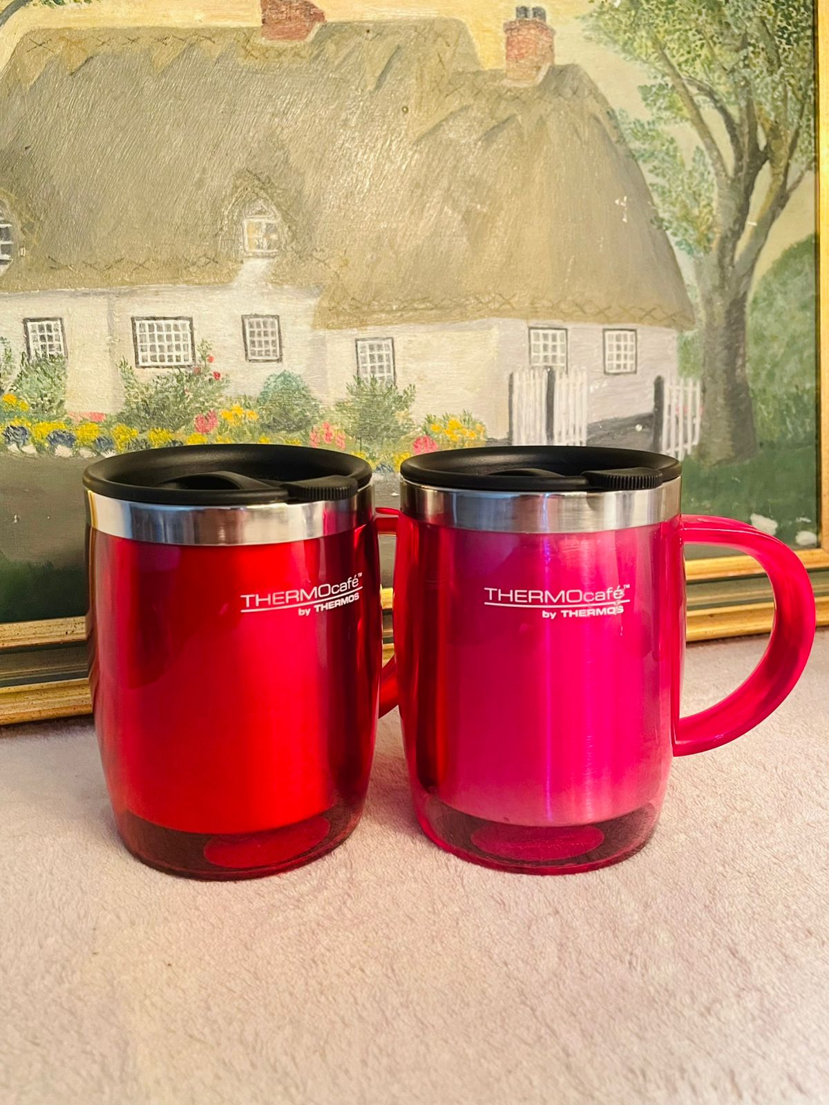 Set of 2 Thermos by ThermoCafé – Hot & Cold Drink Travel Cups in Pakistan