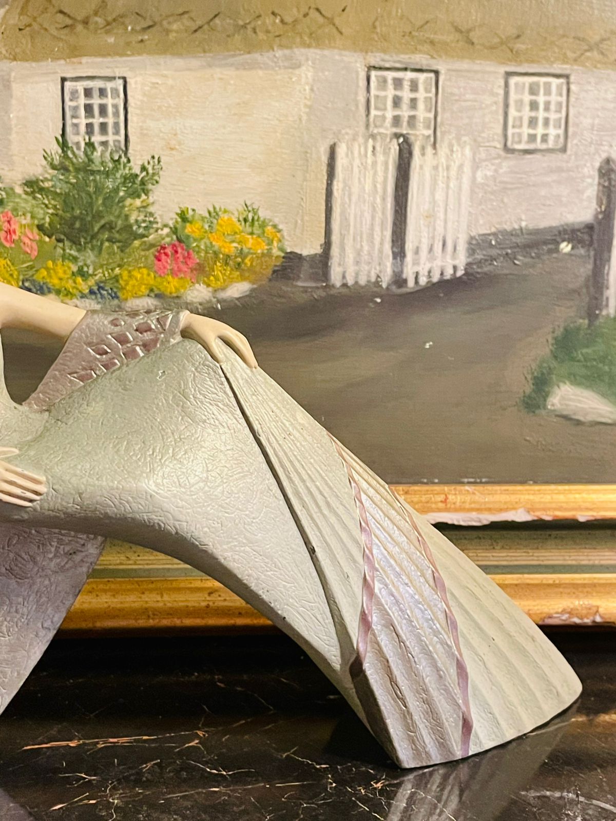 Beautiful Art Deco Ivory Princess Figurine ,made in england