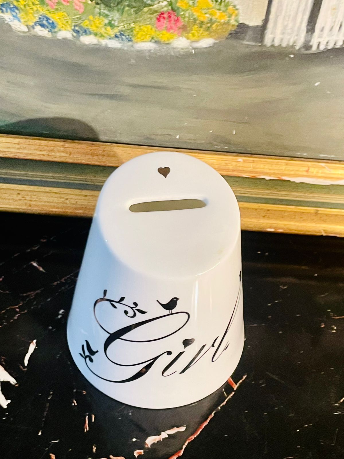 Ceramic Money Box for Girls – England
