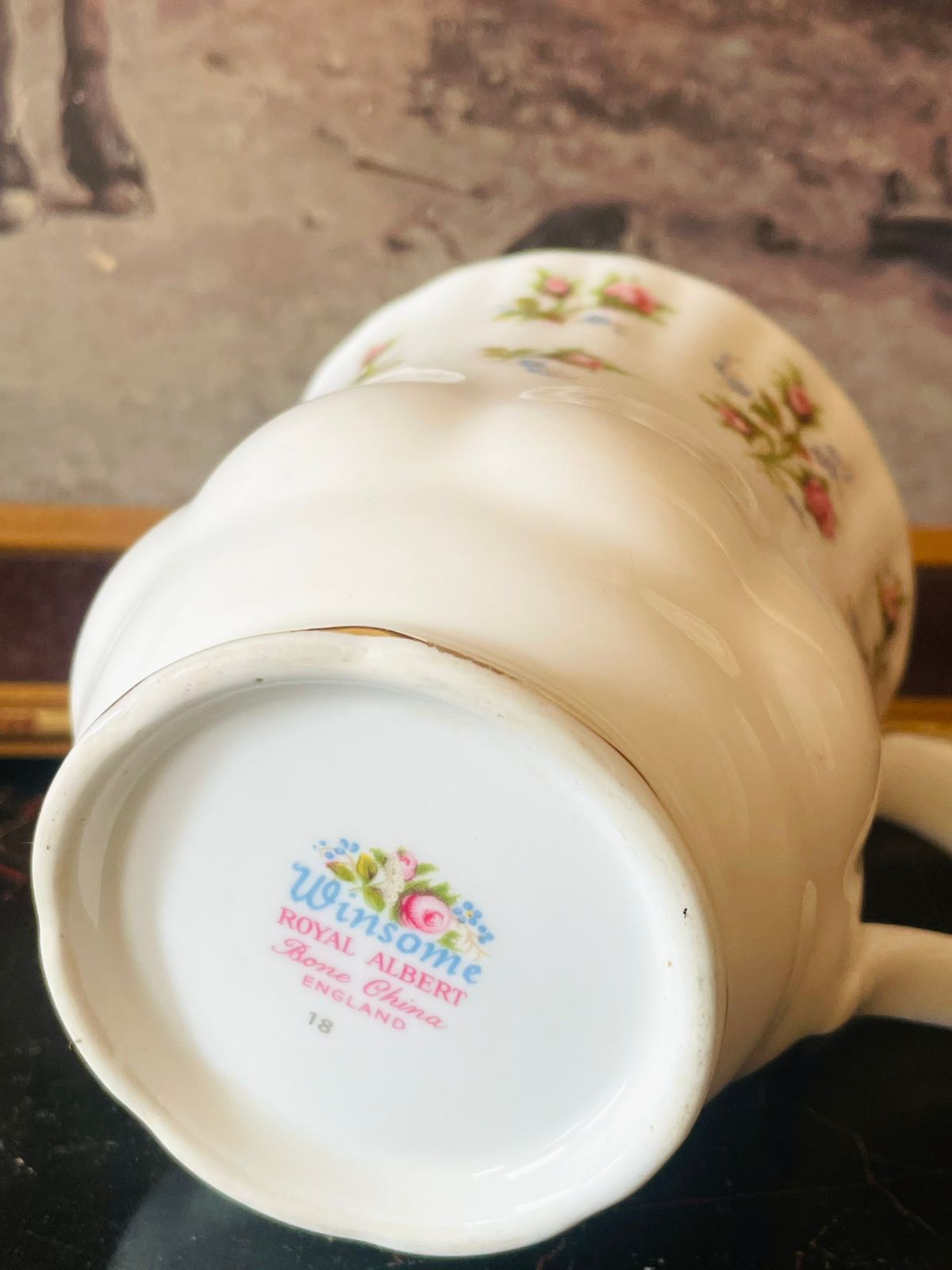 (Rare Find) Royal Albert “Winsome” Fine Bone China Mug – England