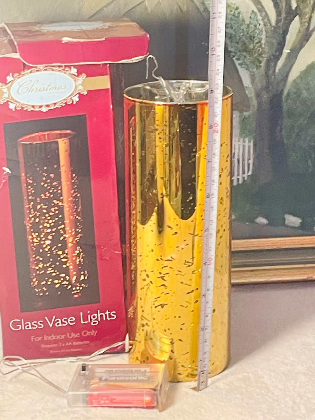 Stylish Cylinder Mirror Glass Vases – Modern Home Decor Centerpiece