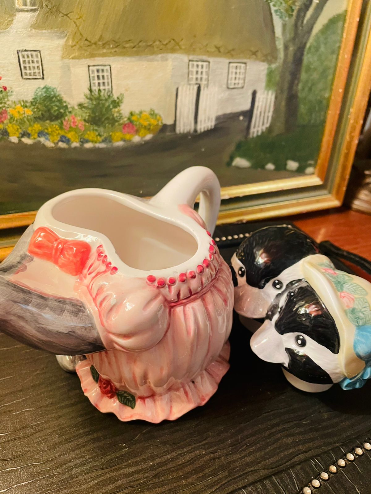 Handpainted Penguin Teapot, Kettle, Porcelain