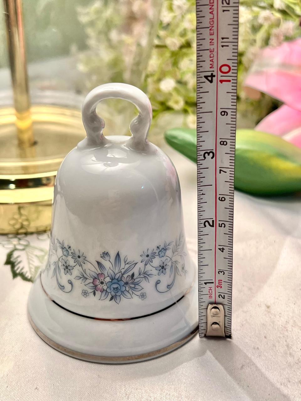 Noritake Japan Floral Ceramic Bell 10 cm