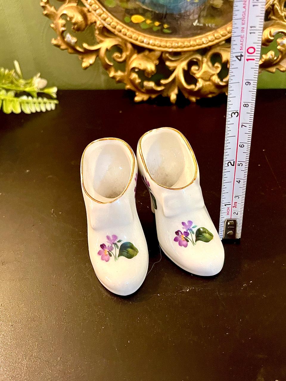 Pair of Mini Ceramic Clogs