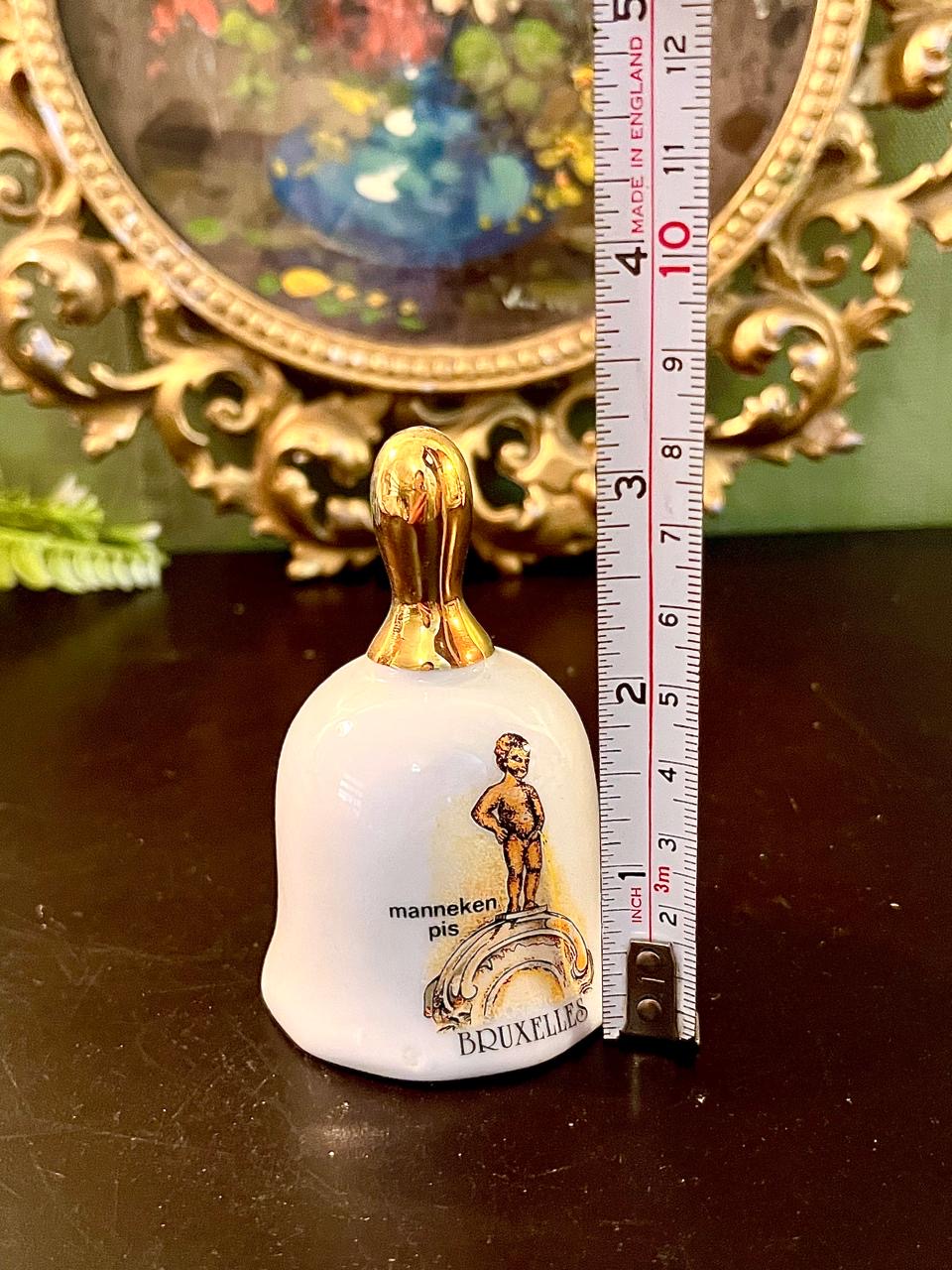Manneken Pis Brussels Porcelain Souvenir Bell