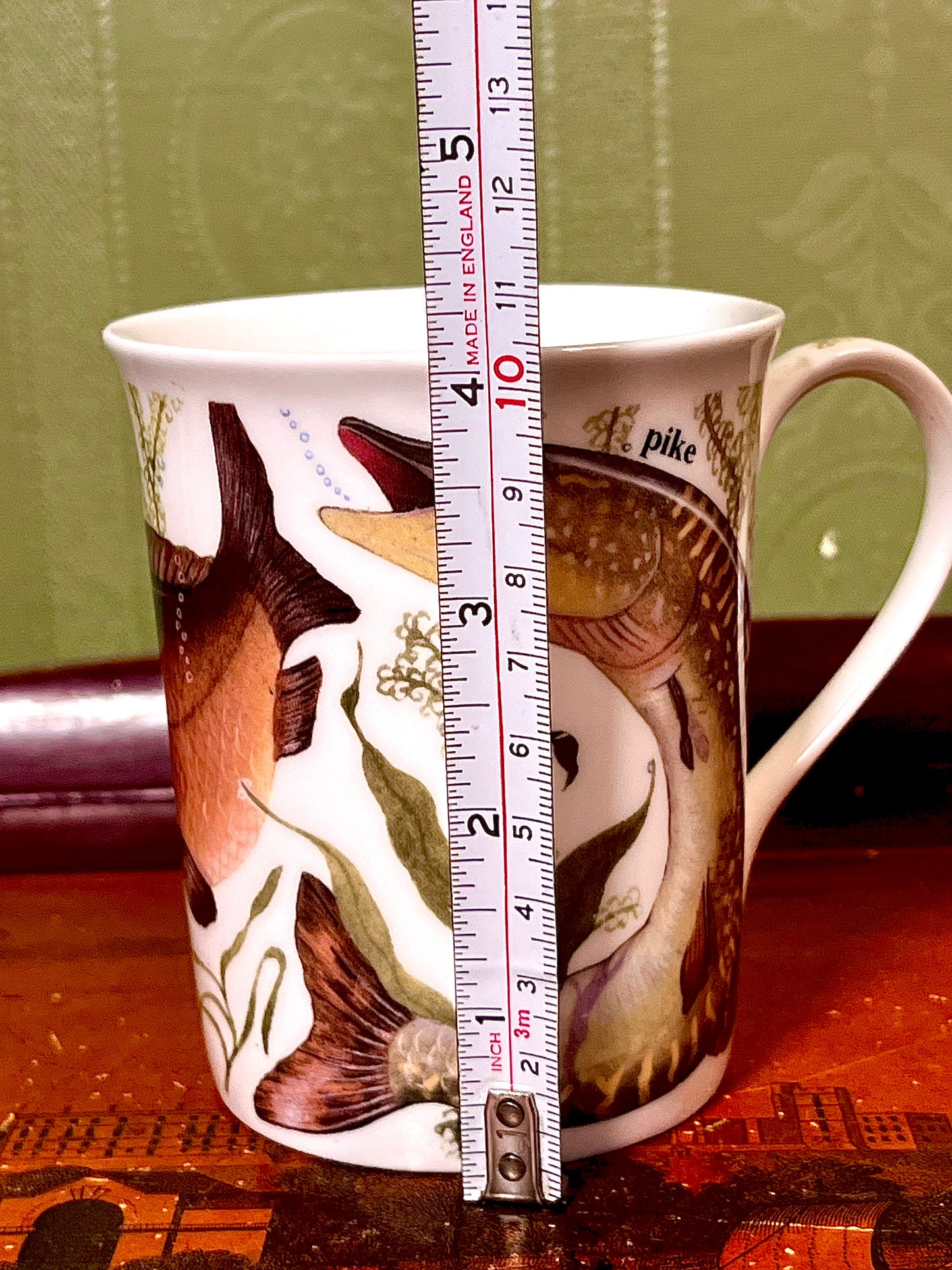 Hudson Middleton Gone Fishing Pike Fine Bone China Mug