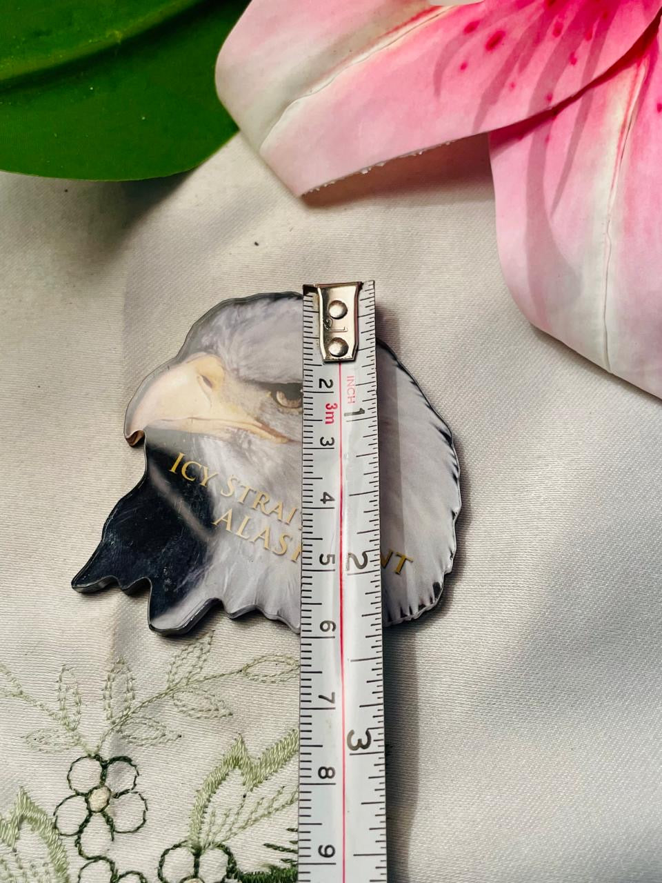 Fridge Magnet Icy Strait Point Alaska Eagle Souvenir Magnet 6cm