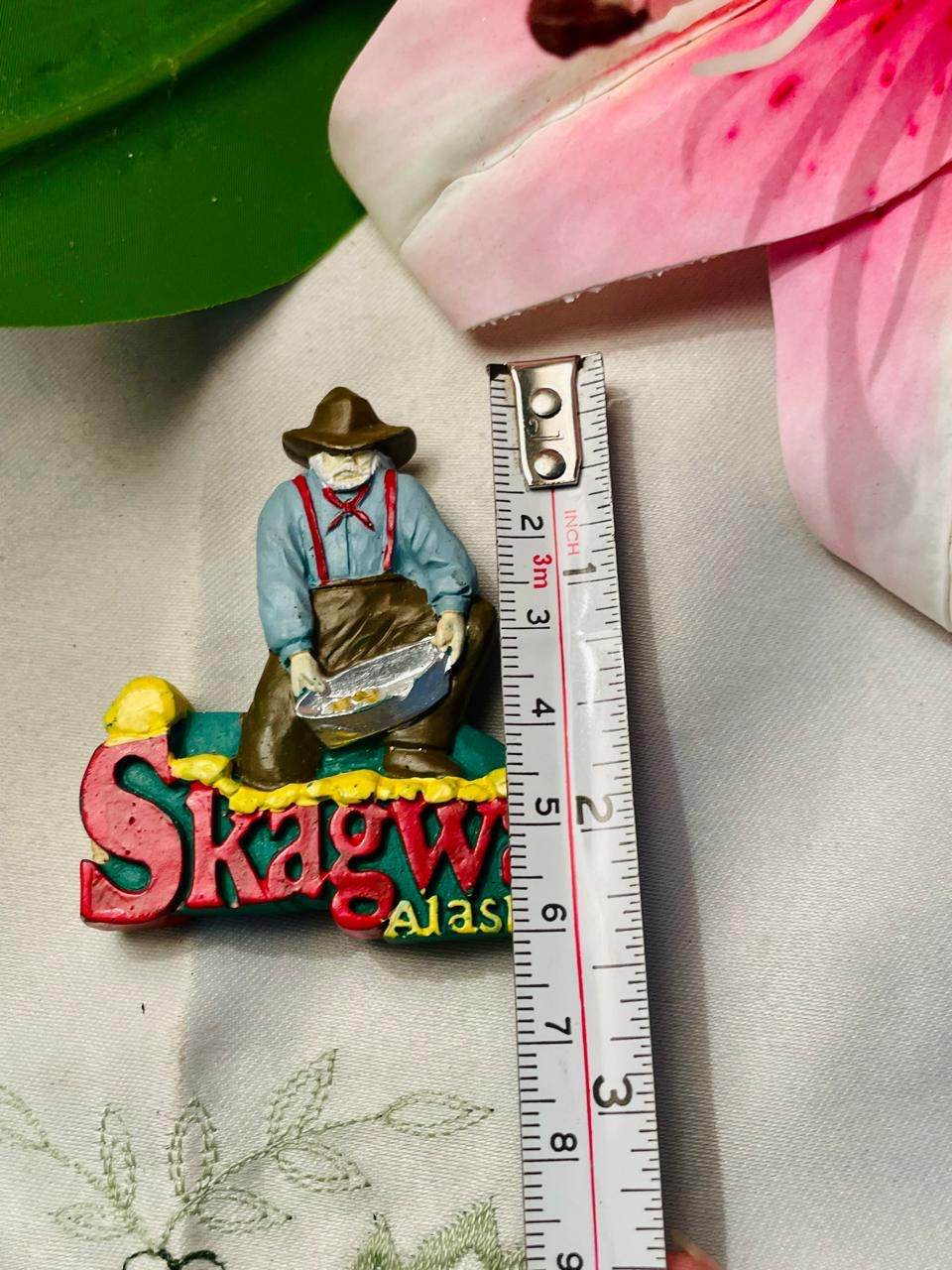 Fridge Magnet Skagway Alaska Gold Prospector Souvenir Magnet 6cm