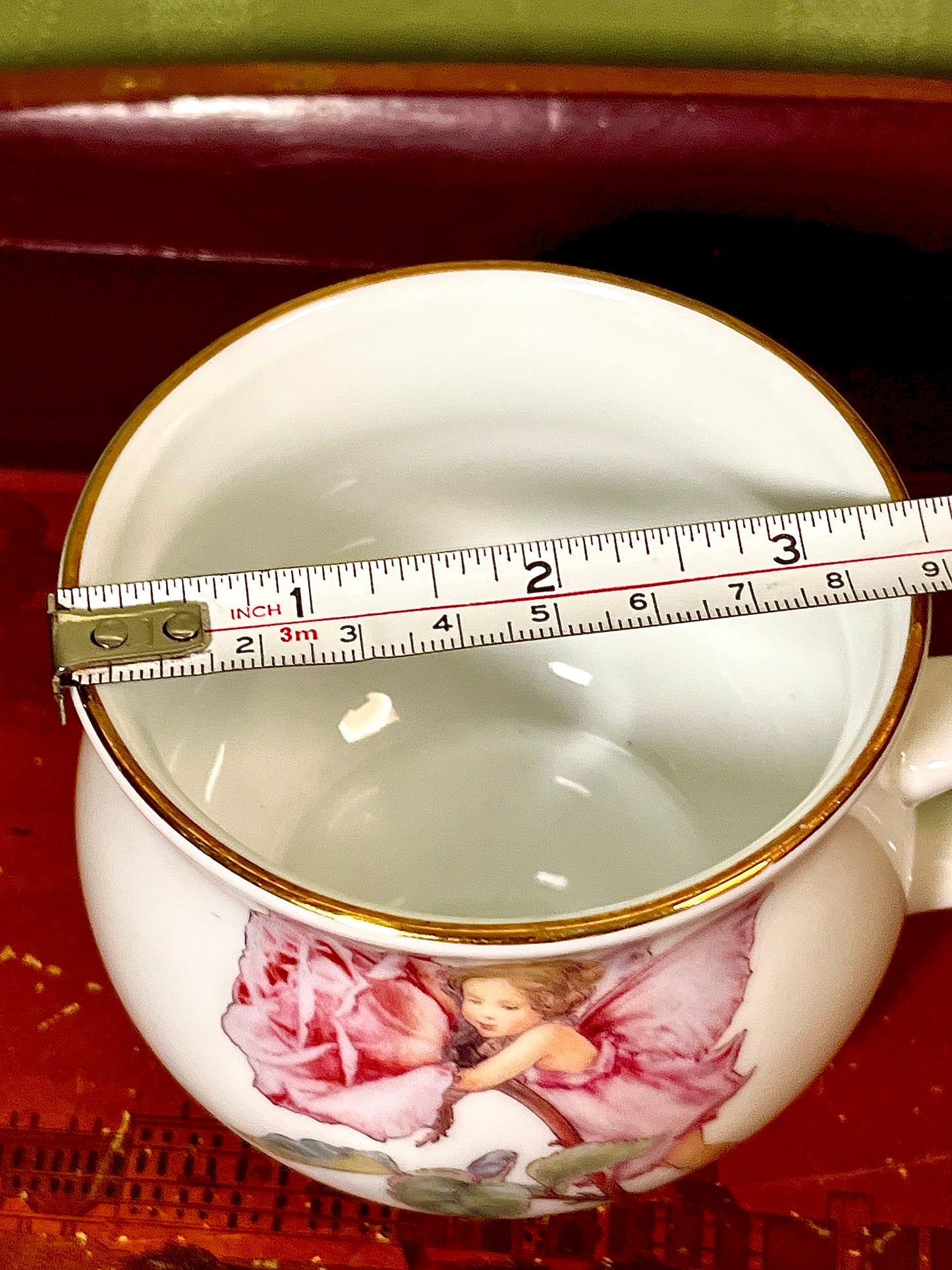 Flower Fairies Rose Fairy Reutter Porzellan Soup Mug Germany
