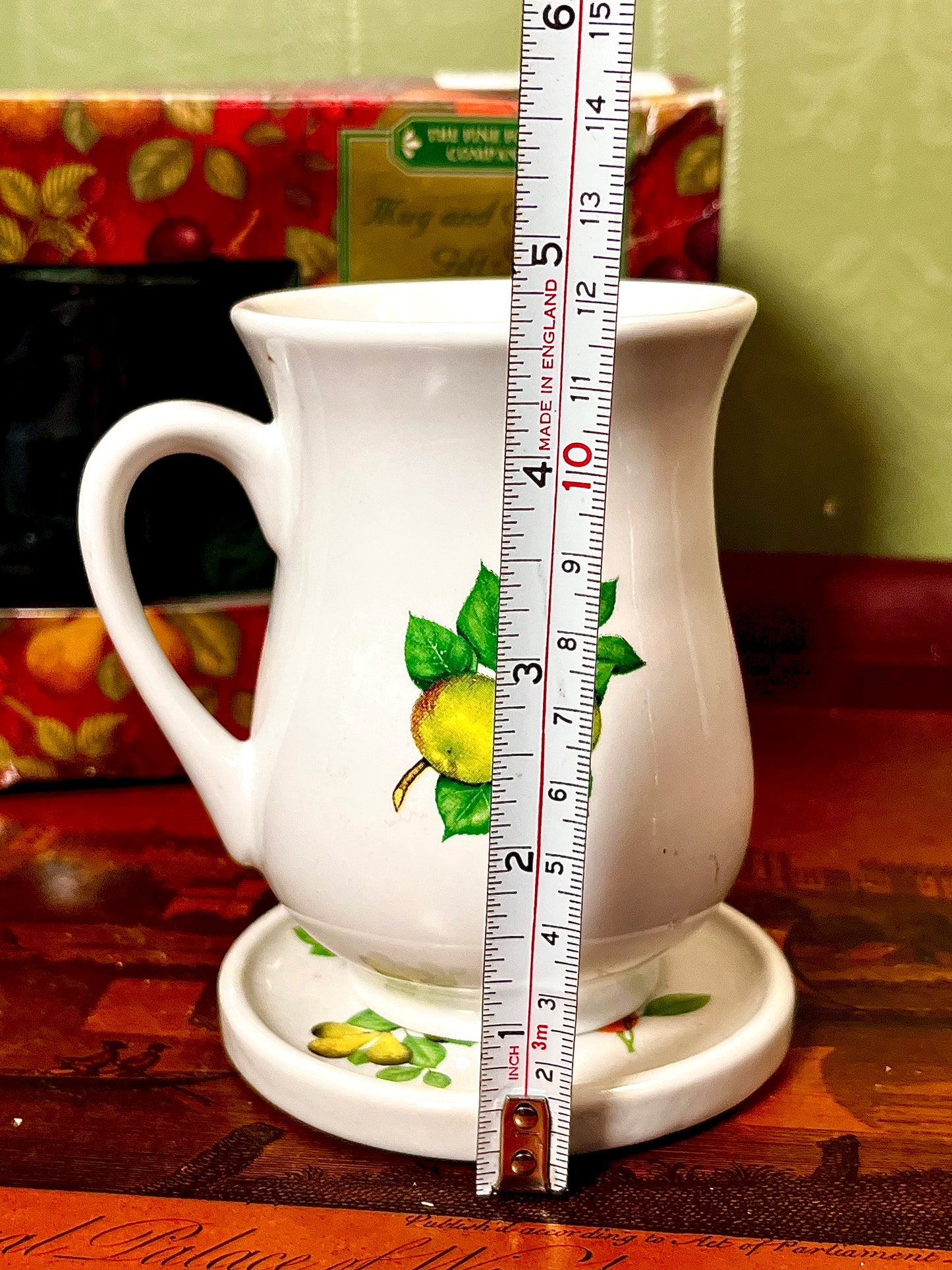 The Fine Food Company Fruit Mug & Coaster Gift Set