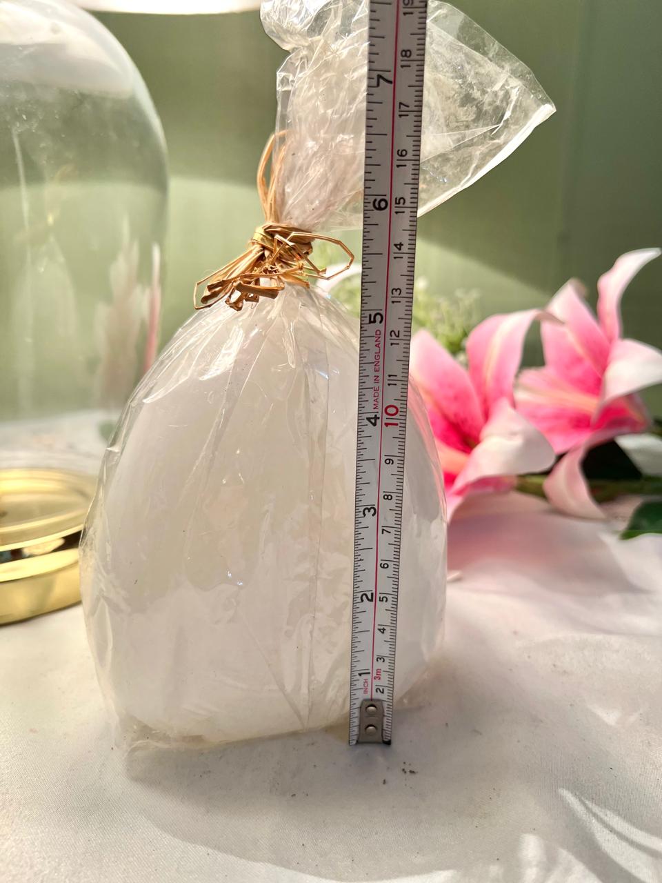 Sainsbury's White Round Pillar Candle 70 Hour Burn