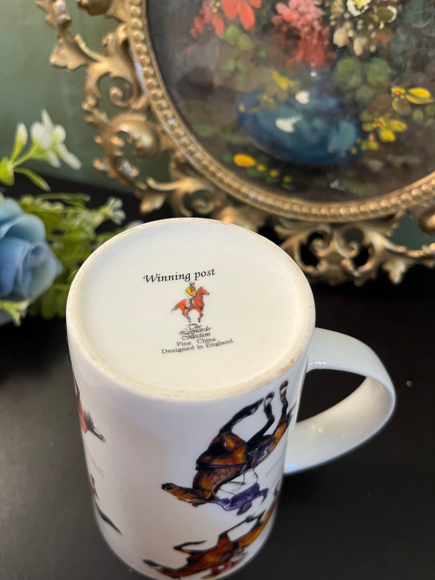 The Leonardo Collection Winning Post Horse Racing Fine China Mug