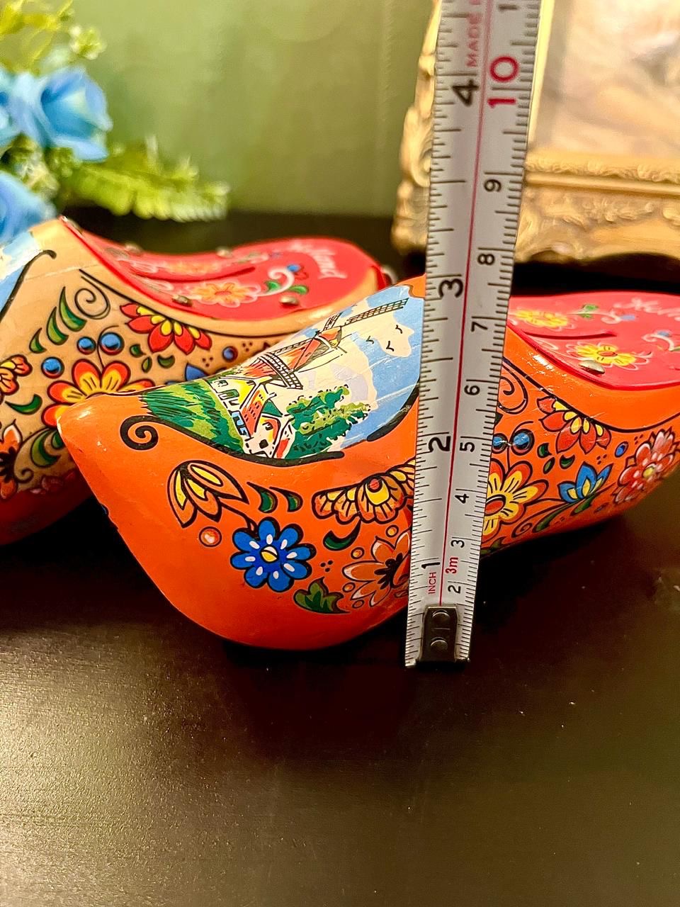 Holland Wooden Clog Money Boxes 4 Inch Dutch Decor