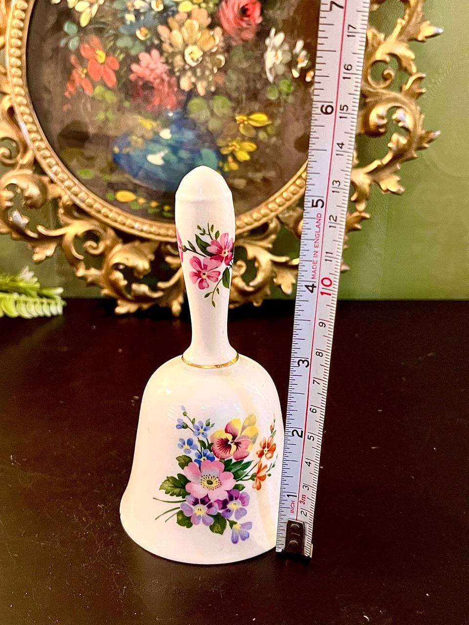 Multicolor Floral Fine bone china Collectible Bell