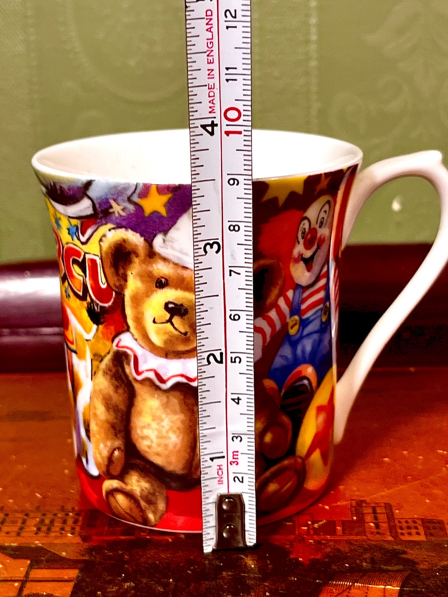Past Times Circus Fine Bone China Mug Oxford England