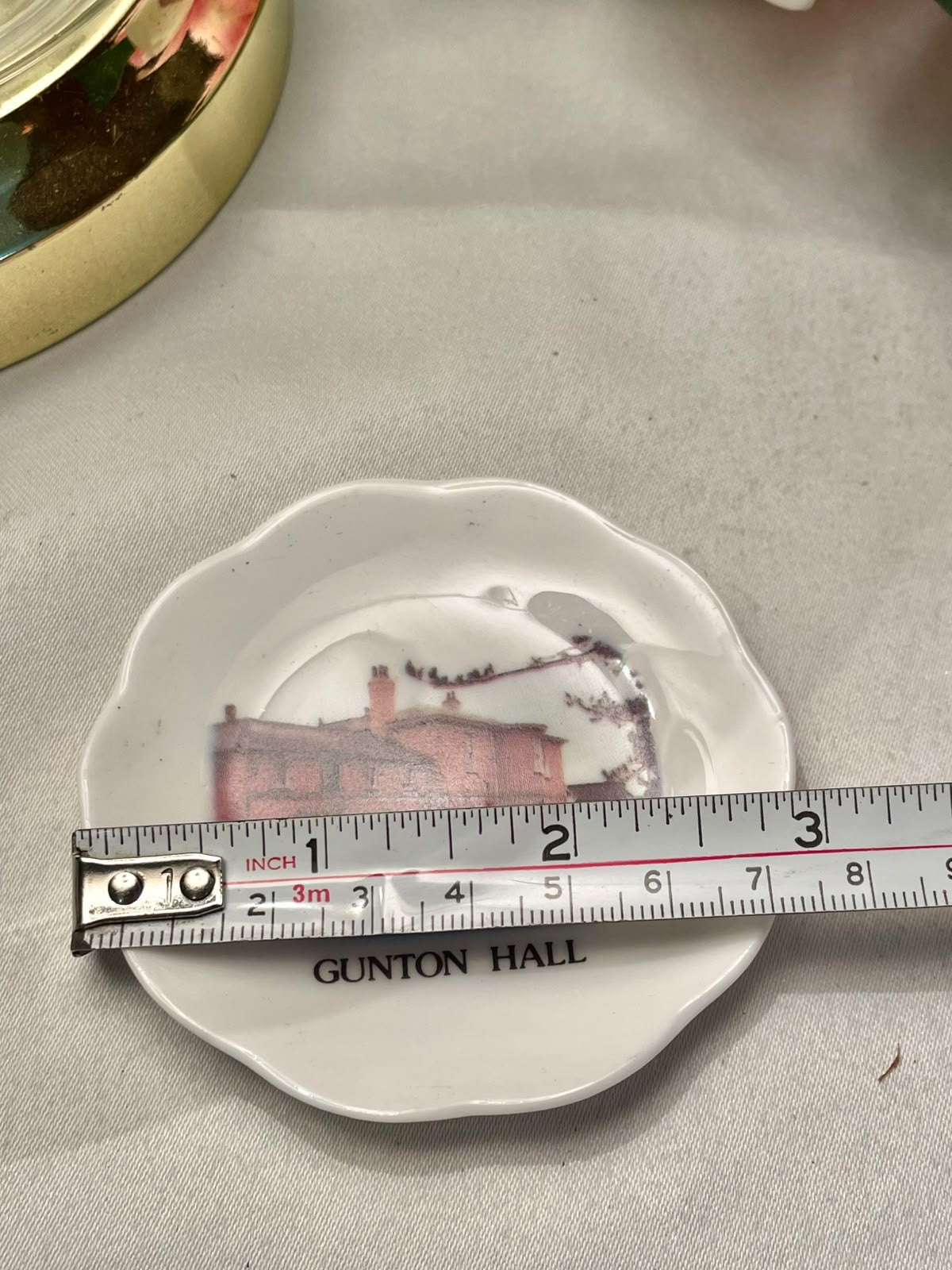 Giftees Bone China Gunton Hall Souvenir Dish