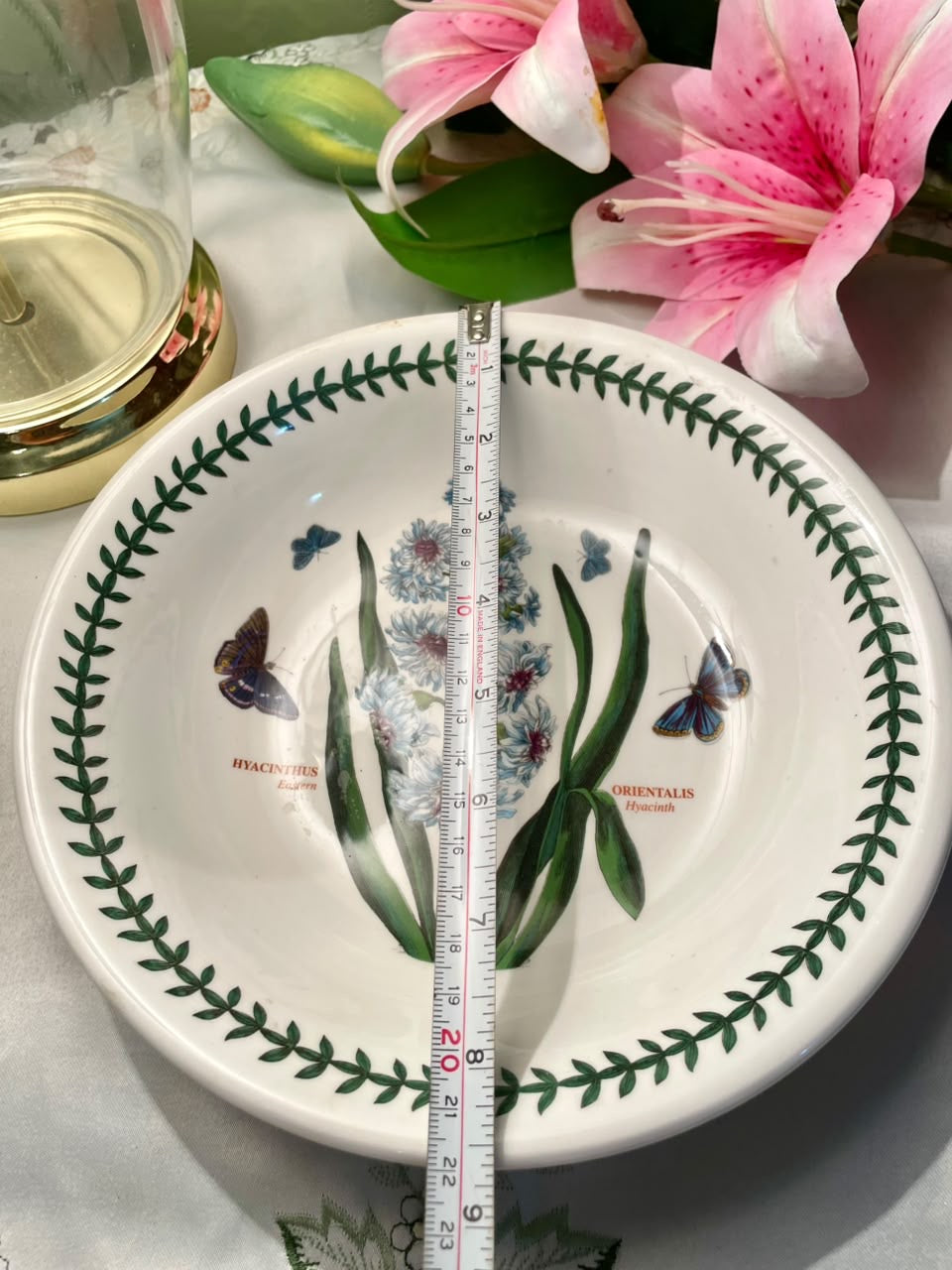 Portmeirion Botanic Garden Hyacinth Large Serving Bowl 22 cm Oven-Safe