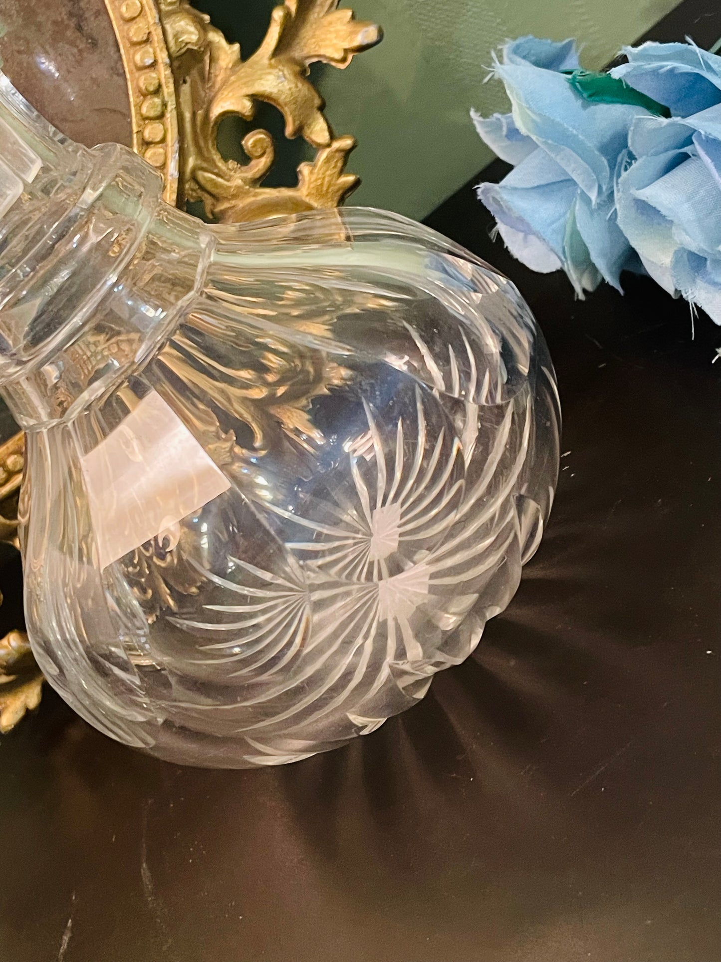 Vintage Crystal Glass Decanter