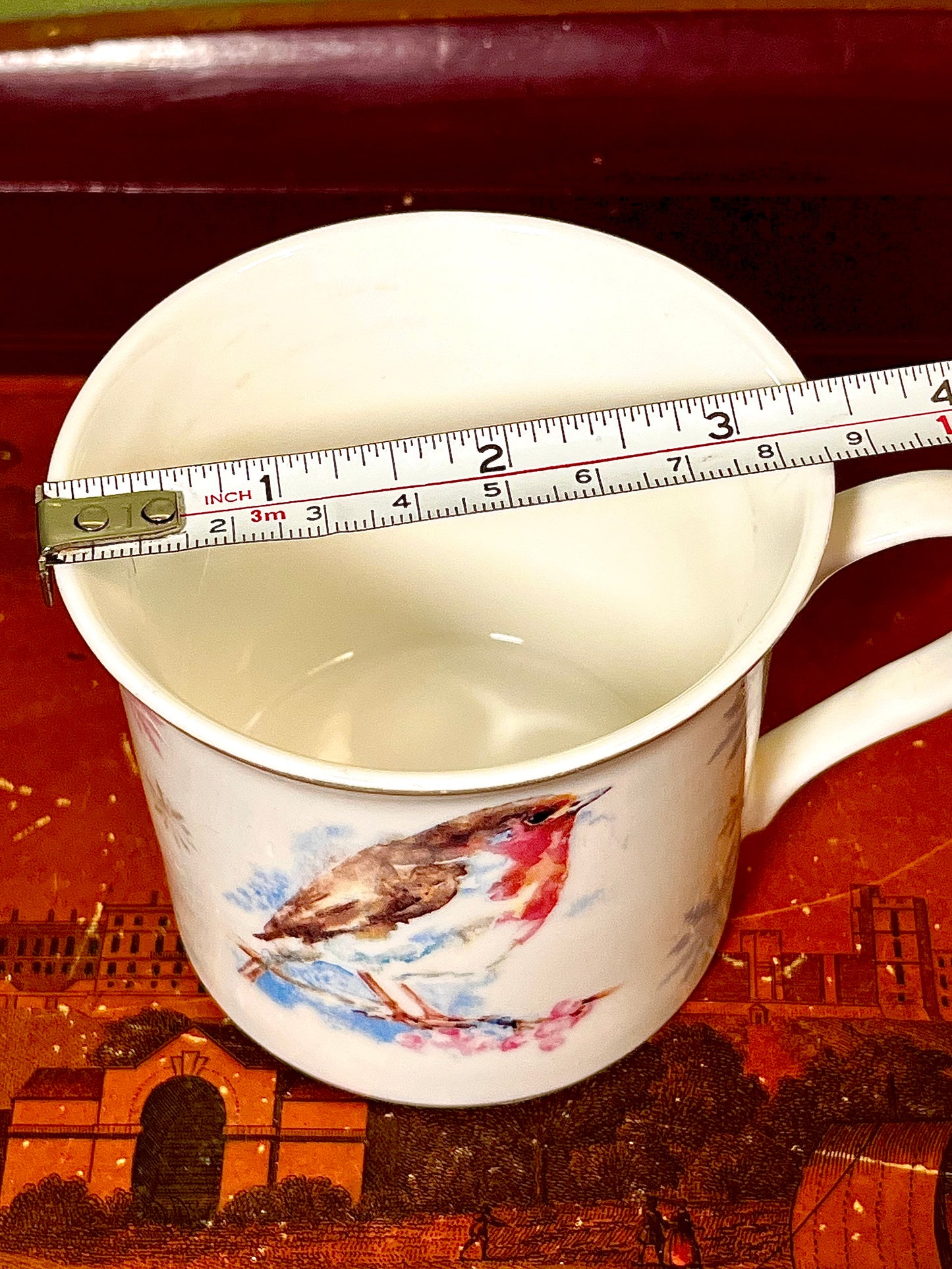 Jennifer Rose Winter Robin Fine China Mug – Lesser & Pavey Watercolour Bird Christmas Mug