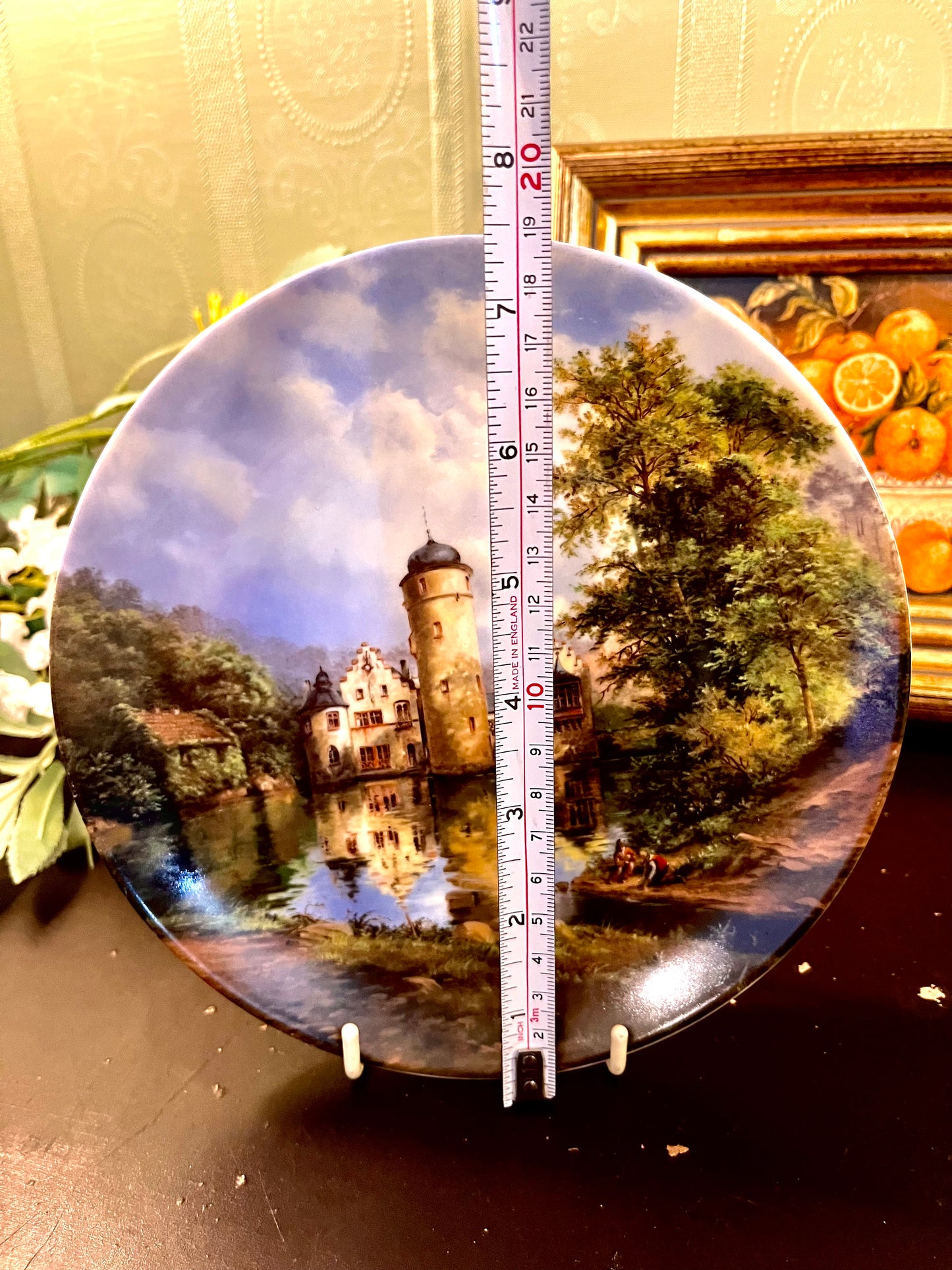 Königl. Priv. Tettau Dreamed Water Castle Collector Plate 1988