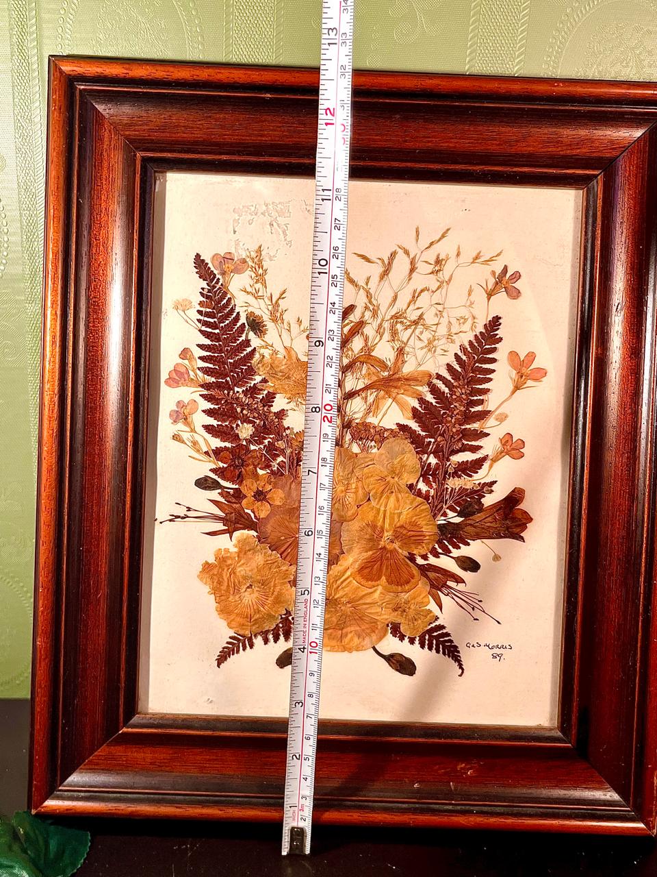 Castle Cottage Crafts Framed Dried Floral Artwork 13 in