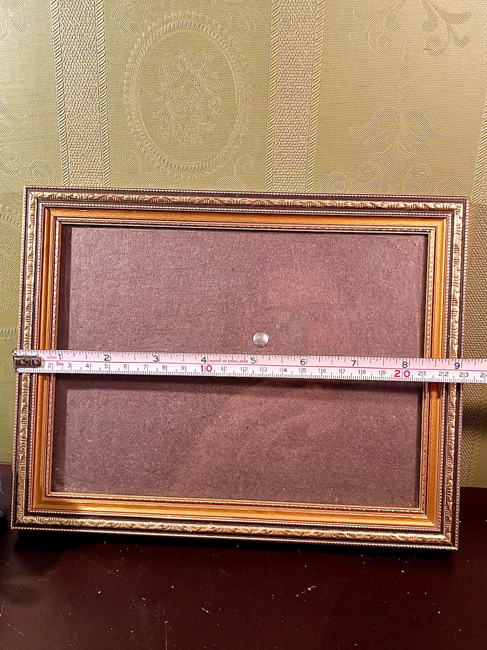Ornate Gold-Tone Picture Frame 9-Inch