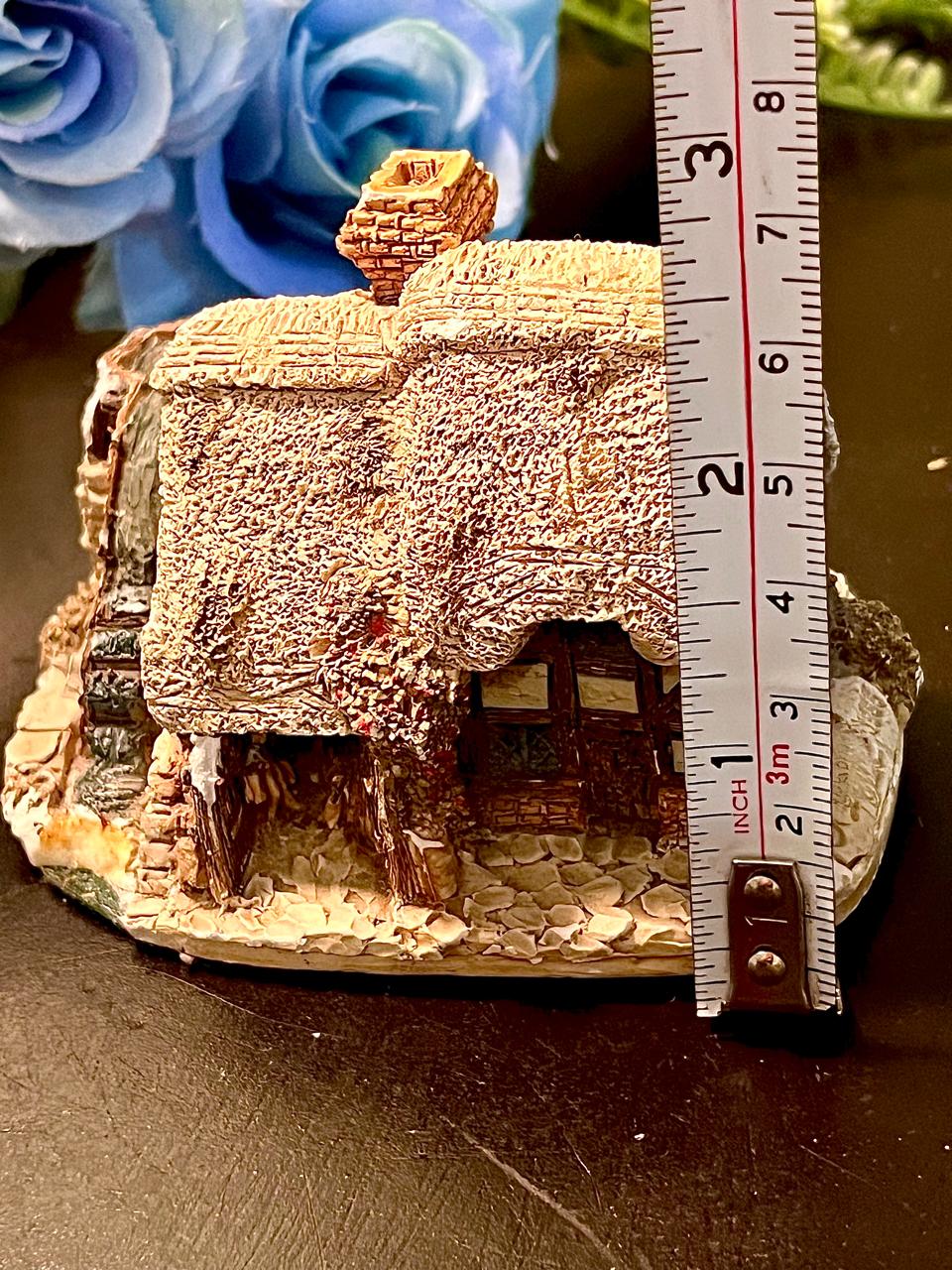 Thatched Watermill Cottage Miniature Figurine 3 Inch