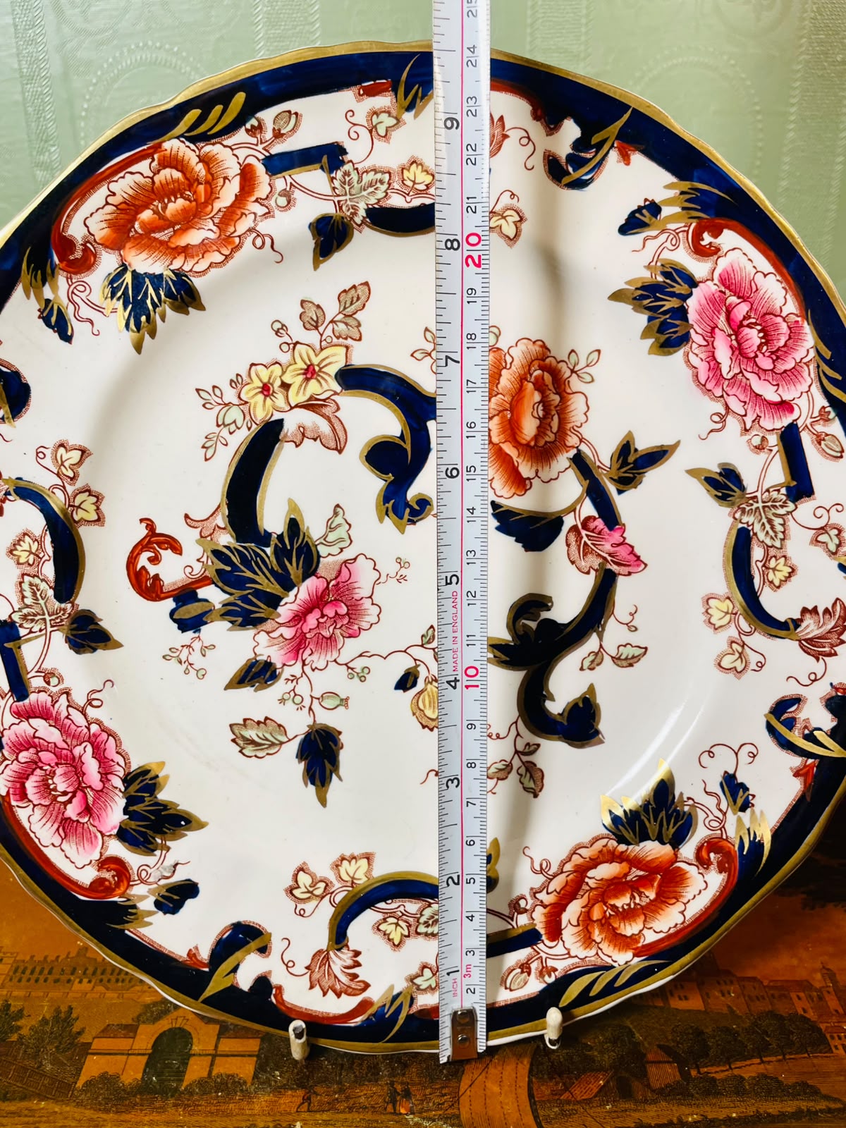 Mason’s Mandalay Ironstone Floral Rare Finds Decorative Plate 24cm