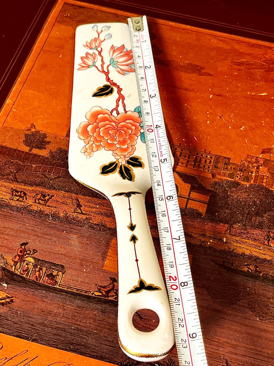 Old Foley James Kent Floral Cake Server – 9 in