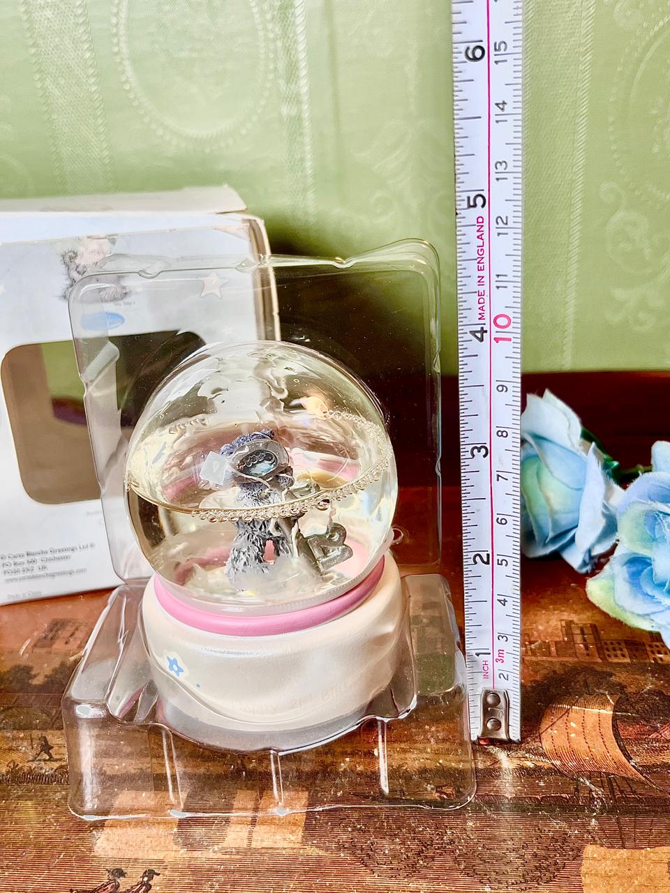 21st Birthday Water Globe with Box 4 Inch