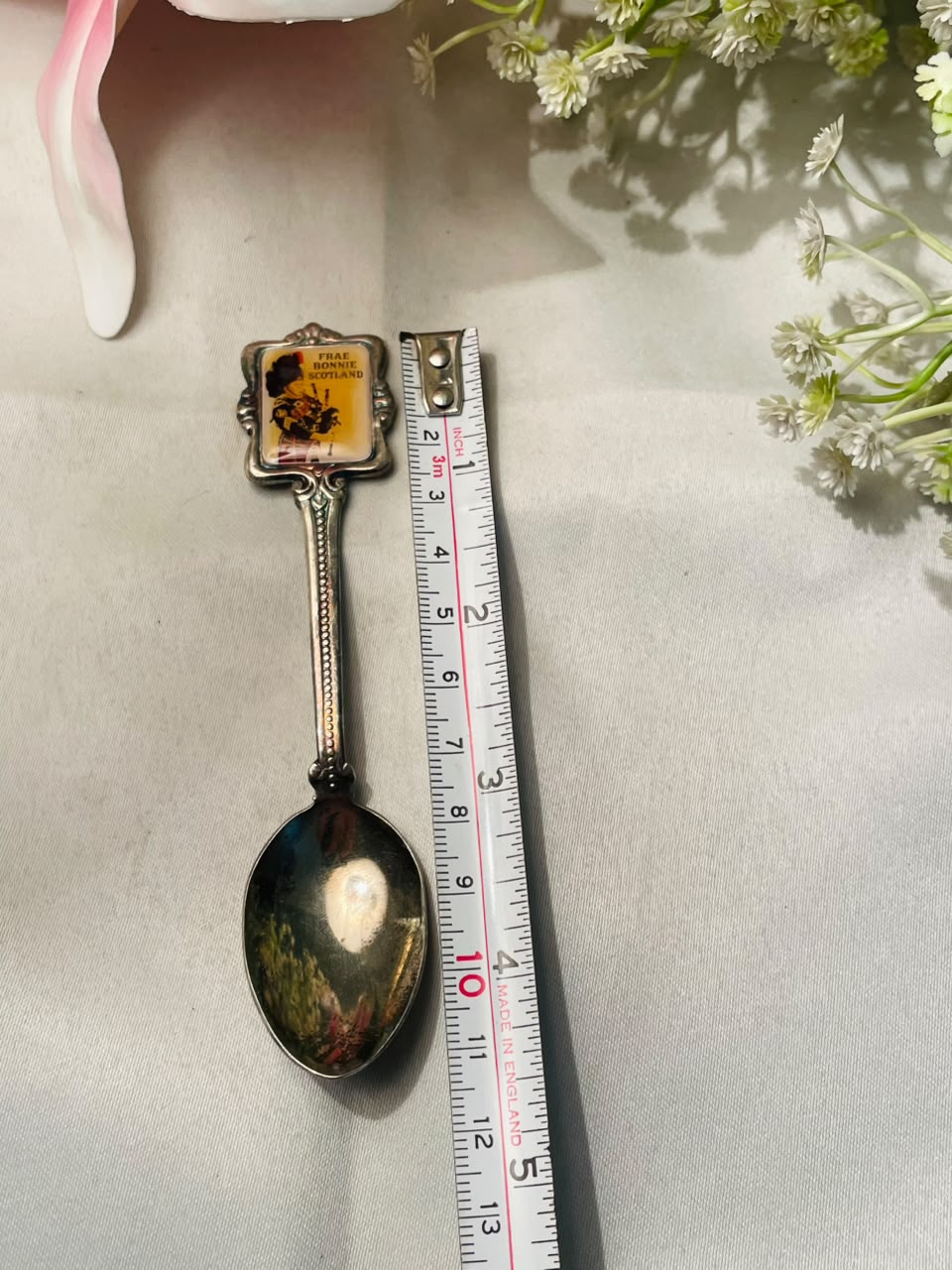 Bonnie Scotland Piper Souvenir Spoon – Approx. 4.5 Inches
