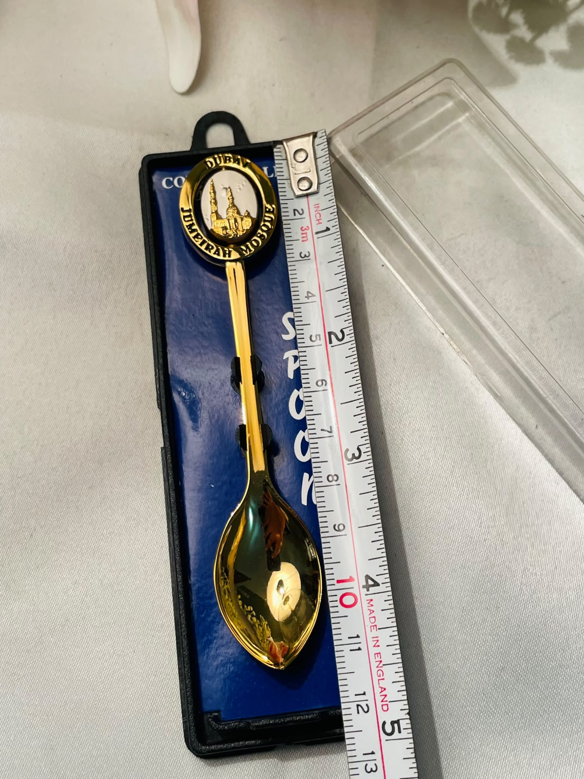 Dubai Jumeirah Mosque Gold-Tone Souvenir Spoon – 4.5 Inches