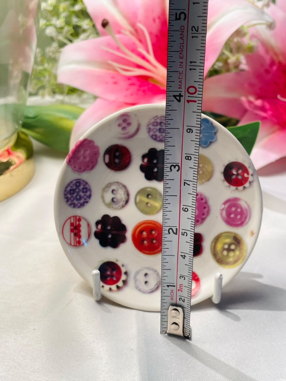 Avoca Nest Ireland Button Pattern Small Plate 4 Inch