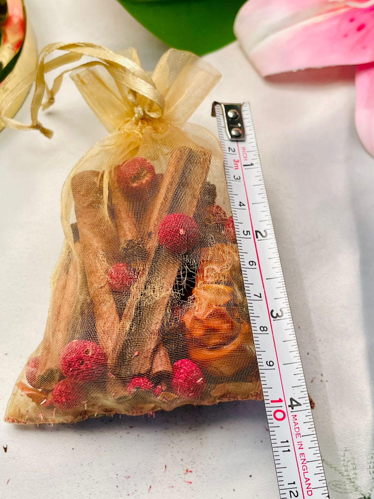 Natural Botanical Potpourri Sachet, 10 cm