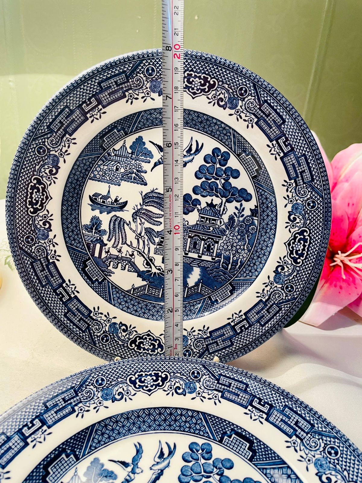 Churchill Blue Scenic Decorative Plates – Set of 2, 20cm