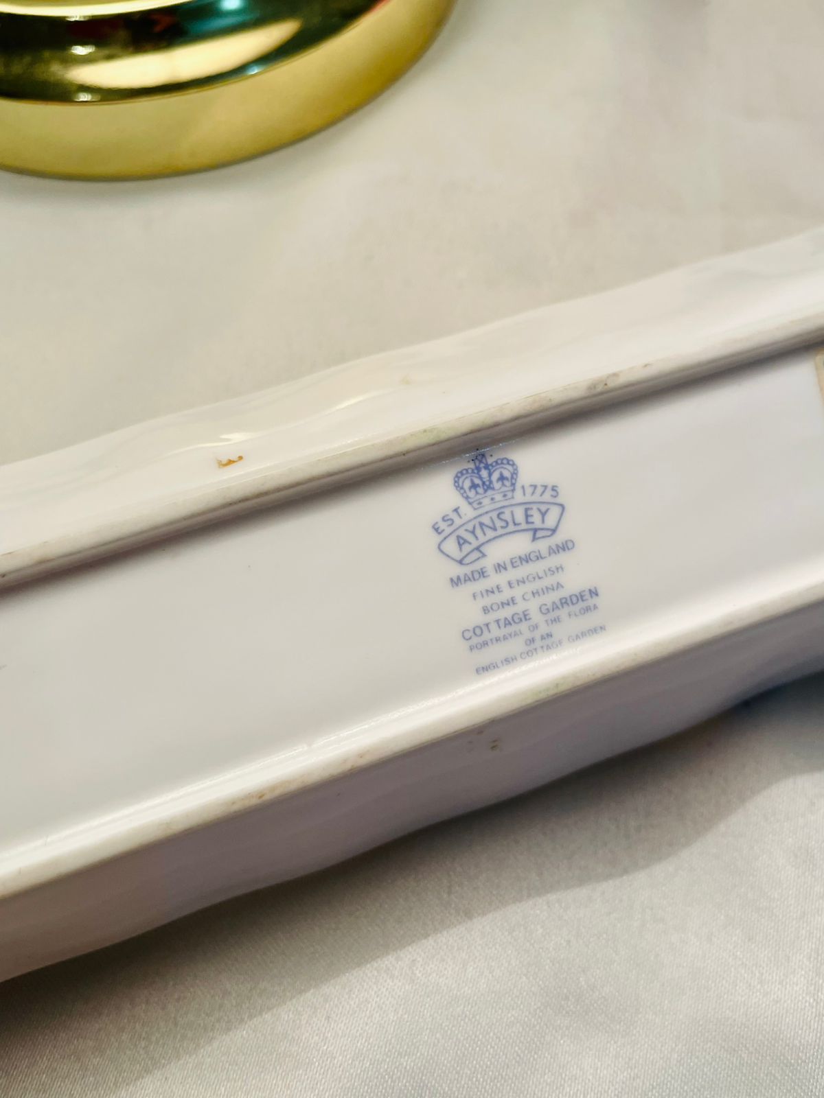 Aynsley Cottage Garden Bone China Serving Dish 21cm
