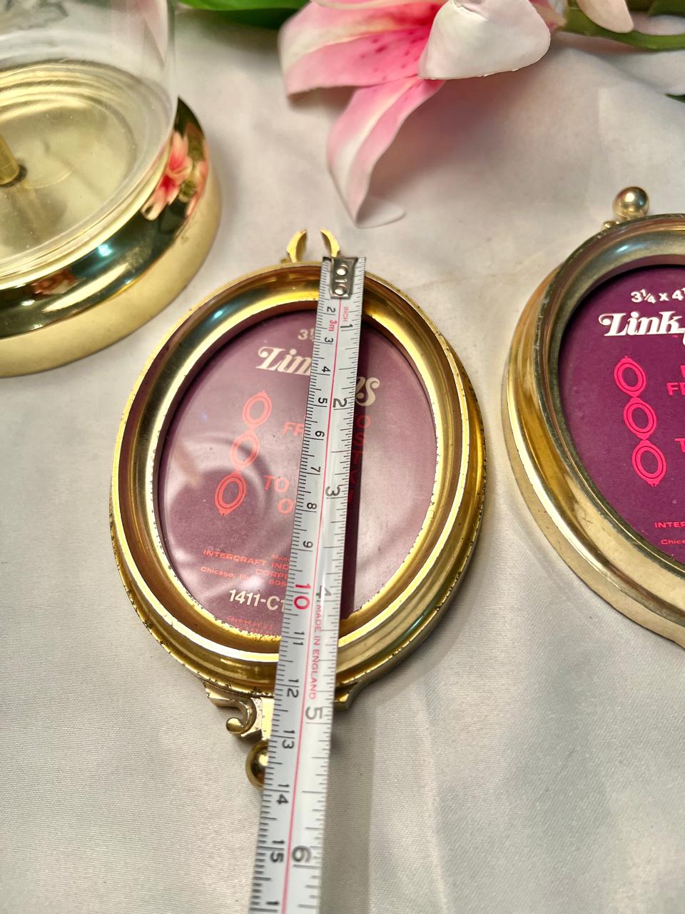 Oval Photo Frames Set of 2 – 3¼ × 4¼ Inch