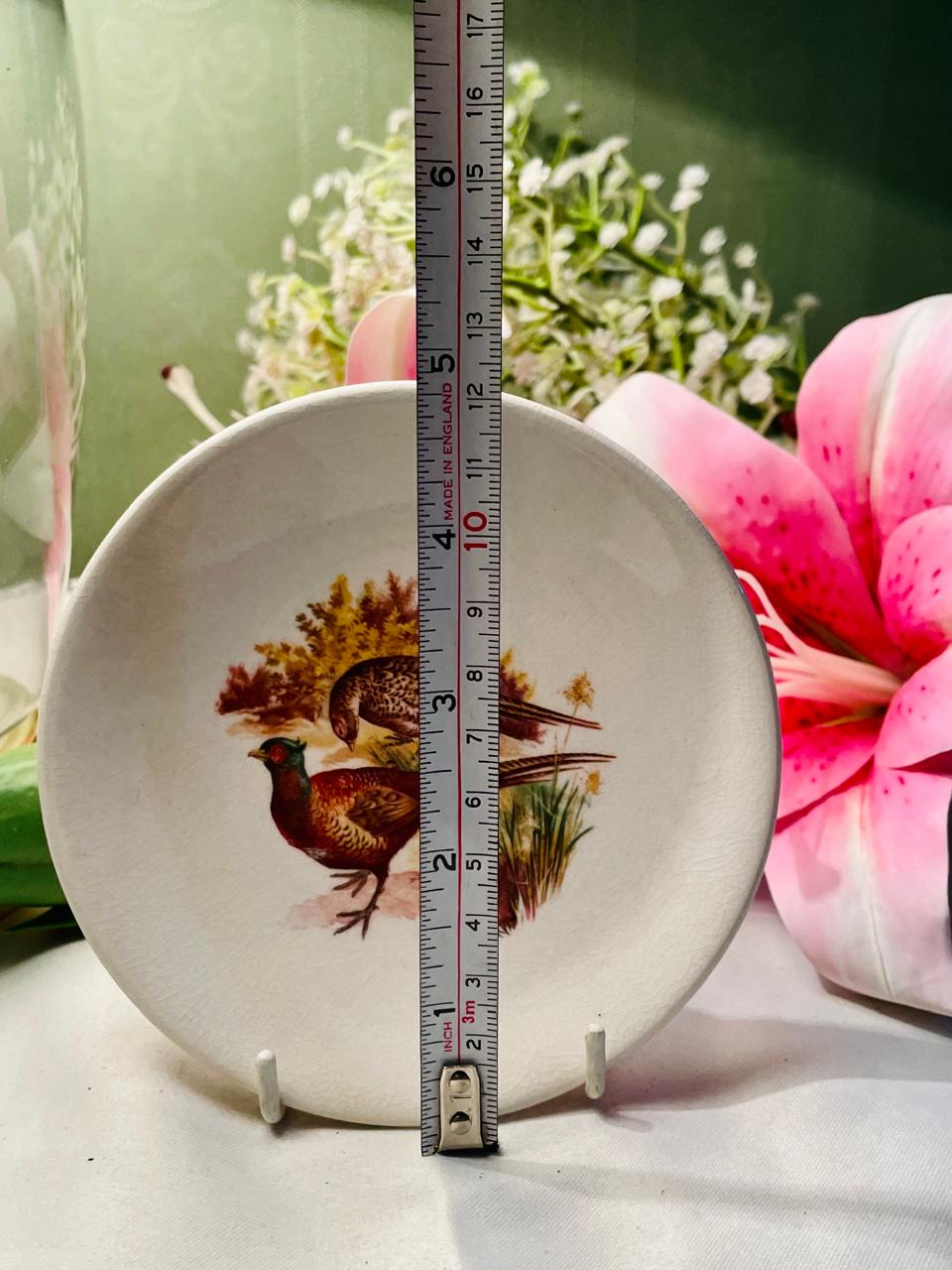Pheasant Decorative Wall Plate Approx. 12 cm