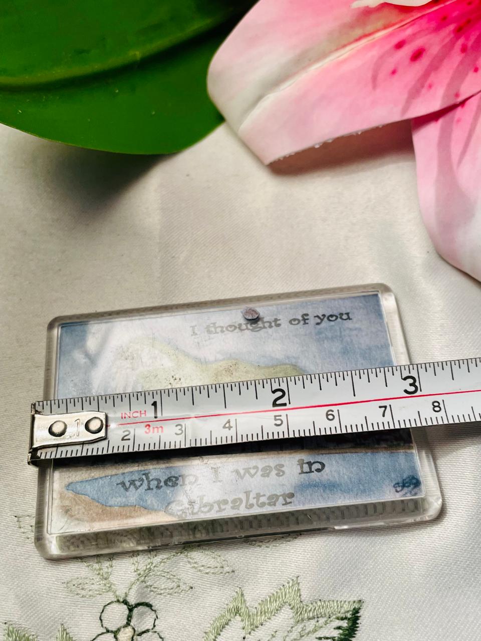 Gibraltar Sentiment Souvenir Magnet Approx. 8 cm