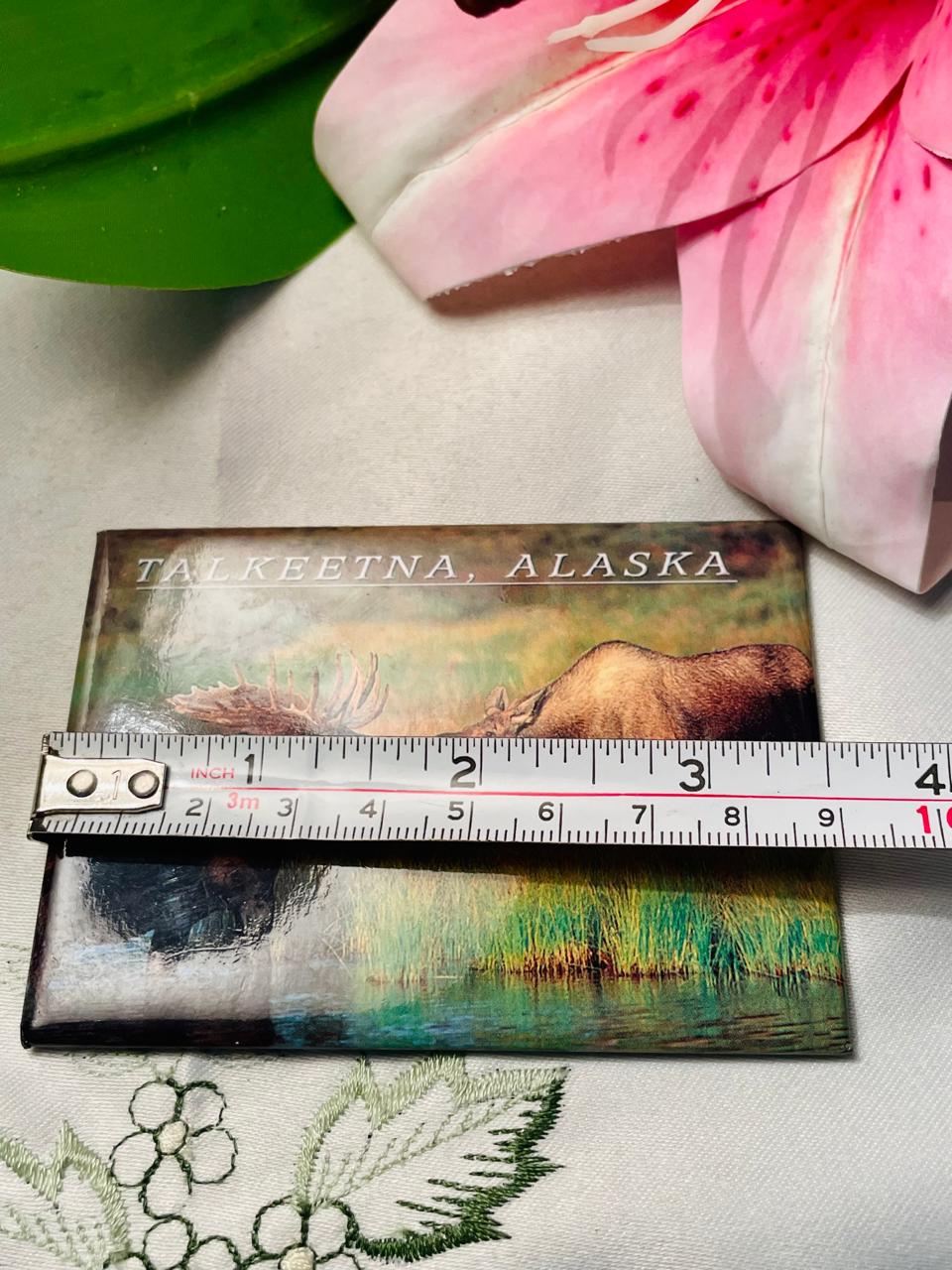 Talkeetna Alaska Moose Souvenir Magnet Approx. 9 cm