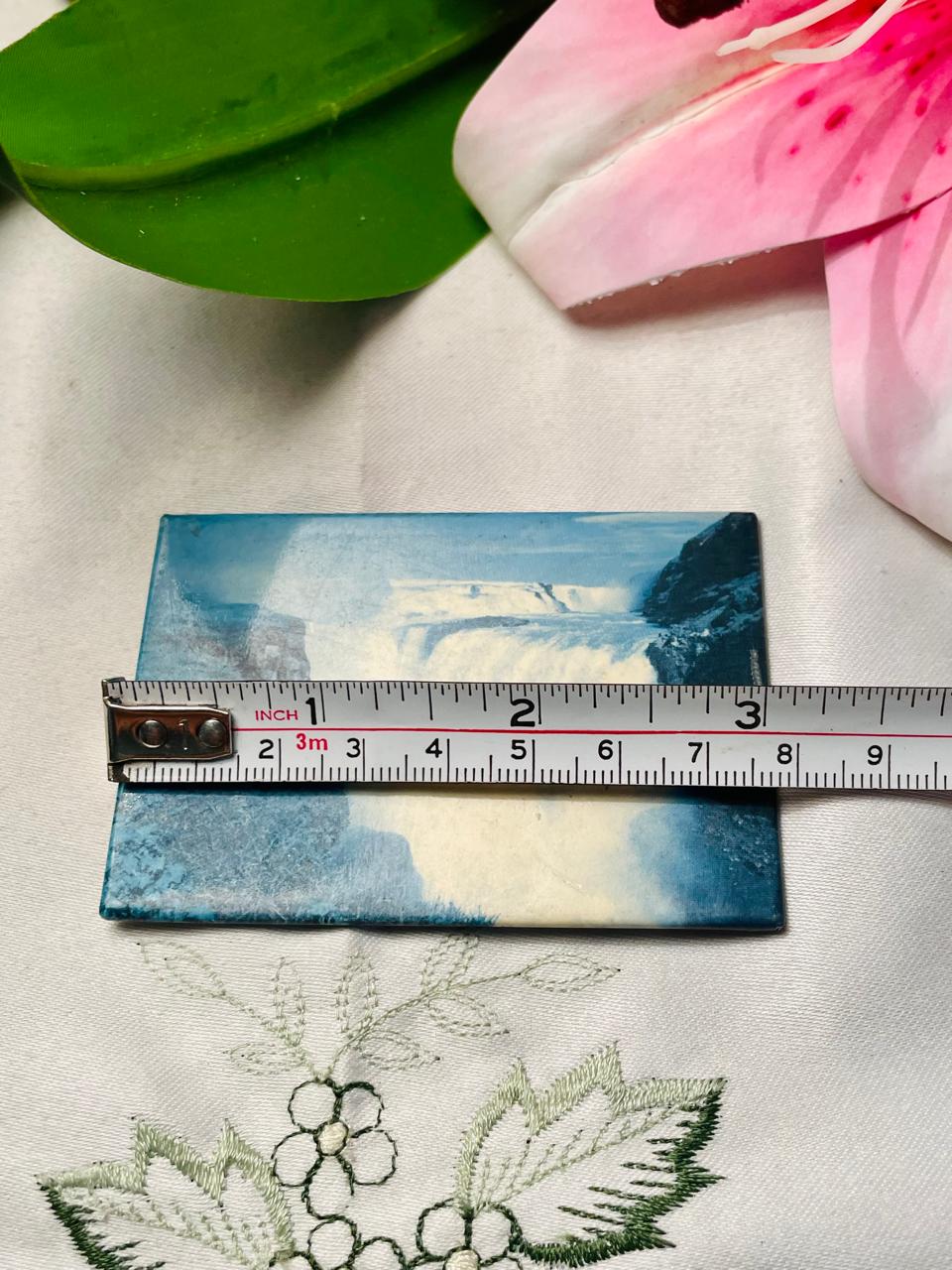 Blue Waterfall Scenic Souvenir Magnet Approx. 9 cm