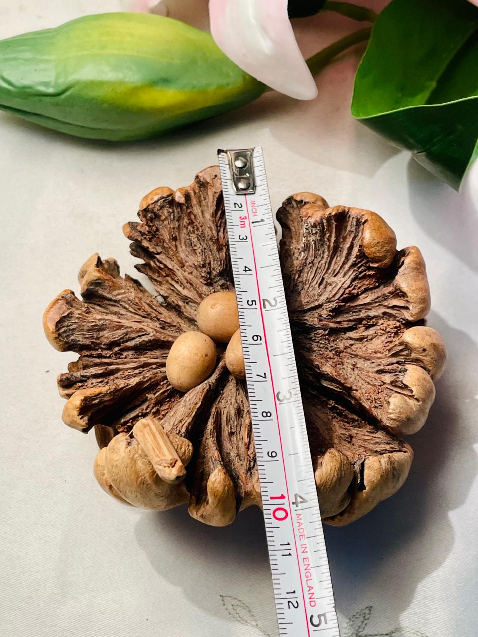 Rustic Pinecone & Seed Pod Decorative Ornament Approx. 10 cm