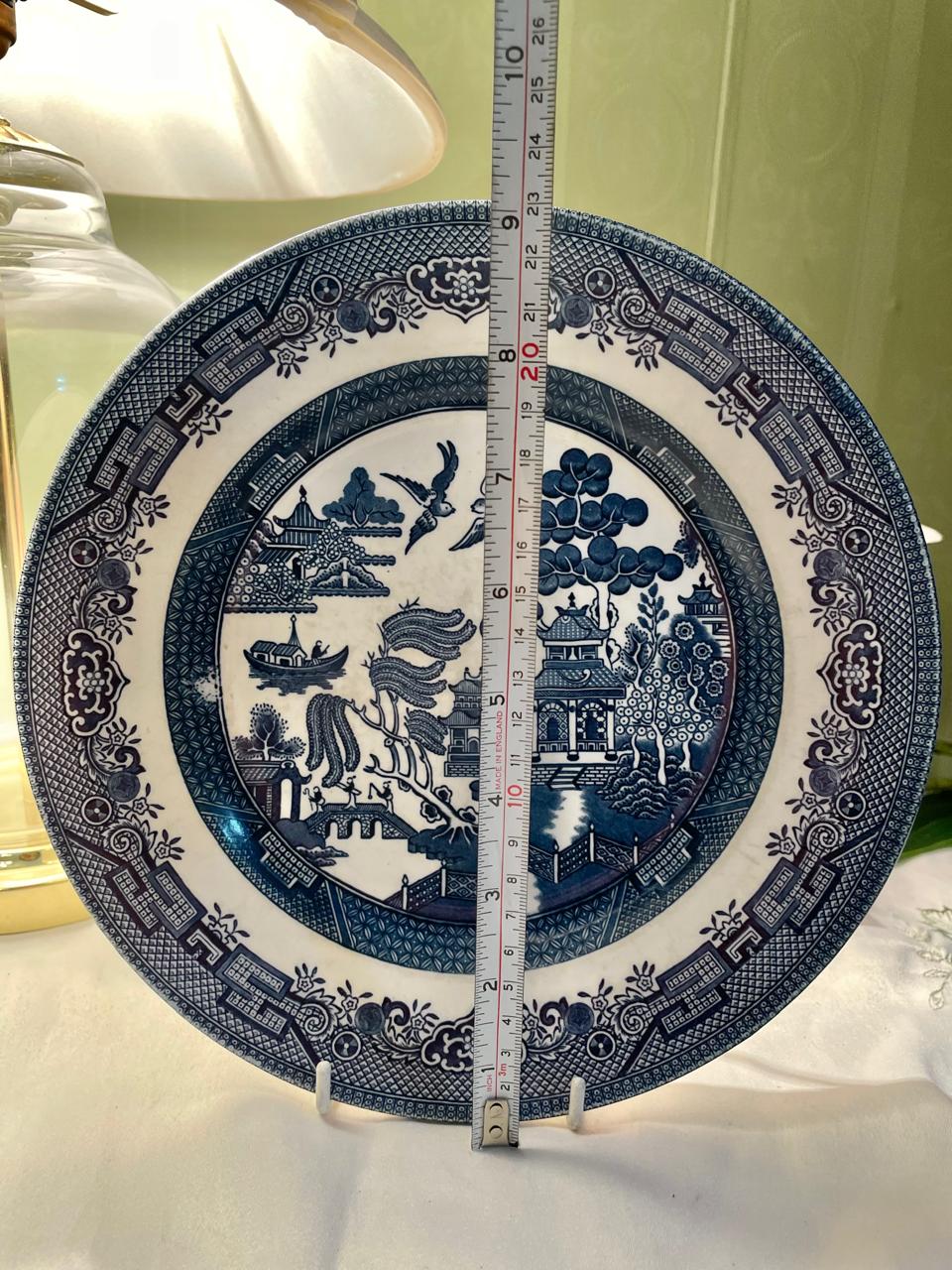 Churchill Willow Blue & White Decor Plate 23 cm