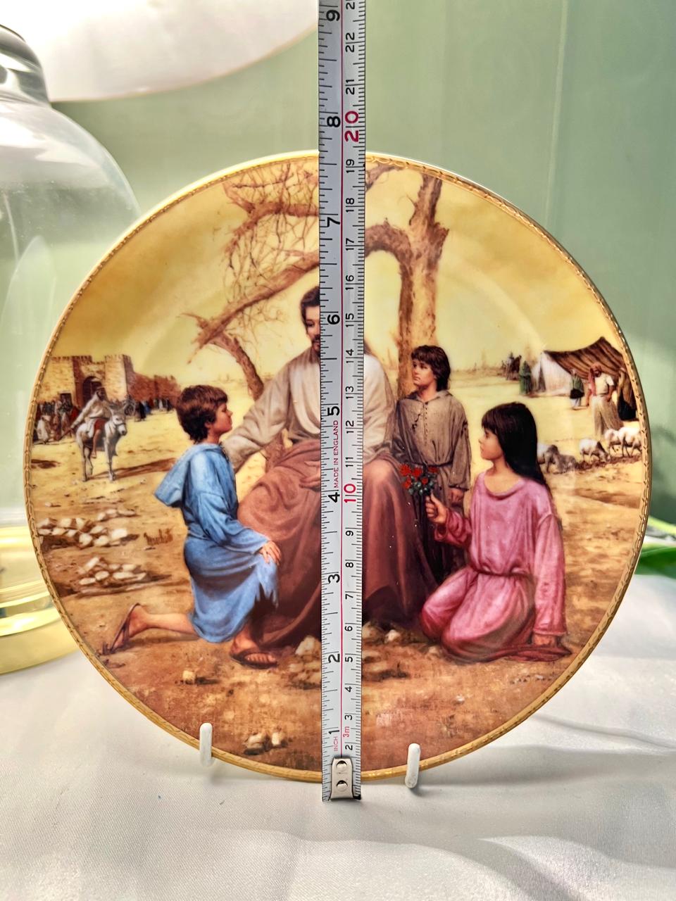 Arteffects Blessing of the Children 23K Gold Plate, 7.5 in