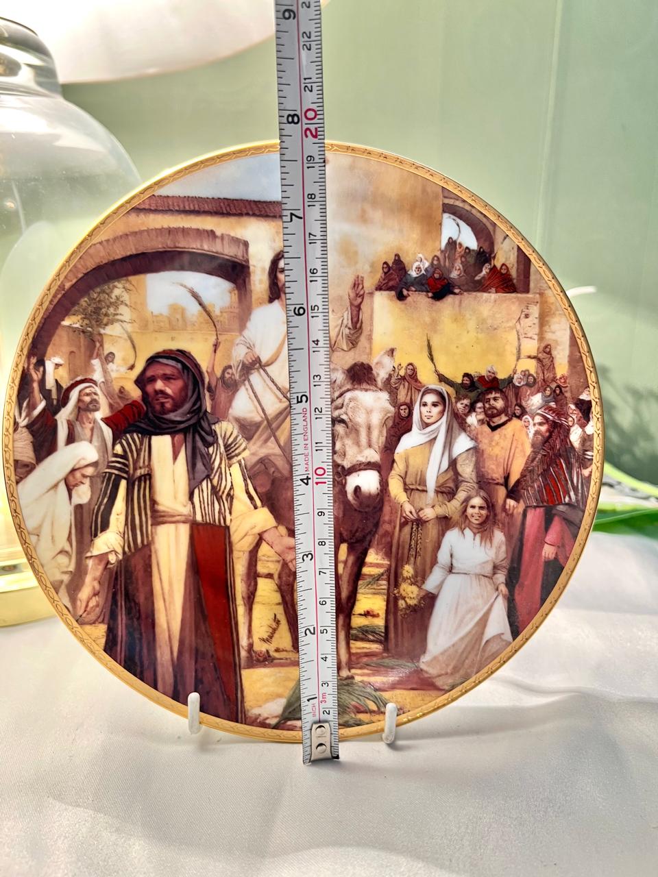 Arteffects Entry Into Jerusalem 23K Gold Plate, 8 in