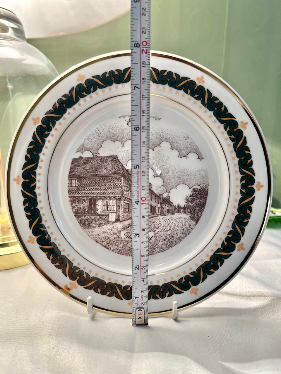 1999 Canterbury Collection Egerton The Street Wall Plate 20 cm