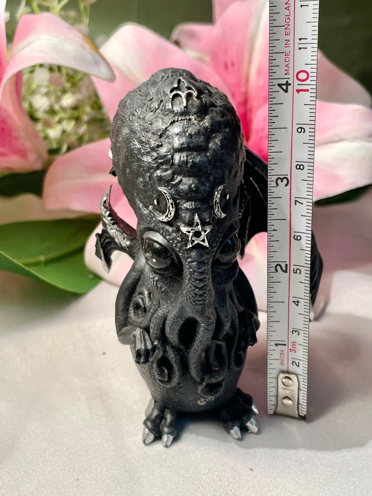 Vintage Winged Fantasy Creature Figurine 4 in