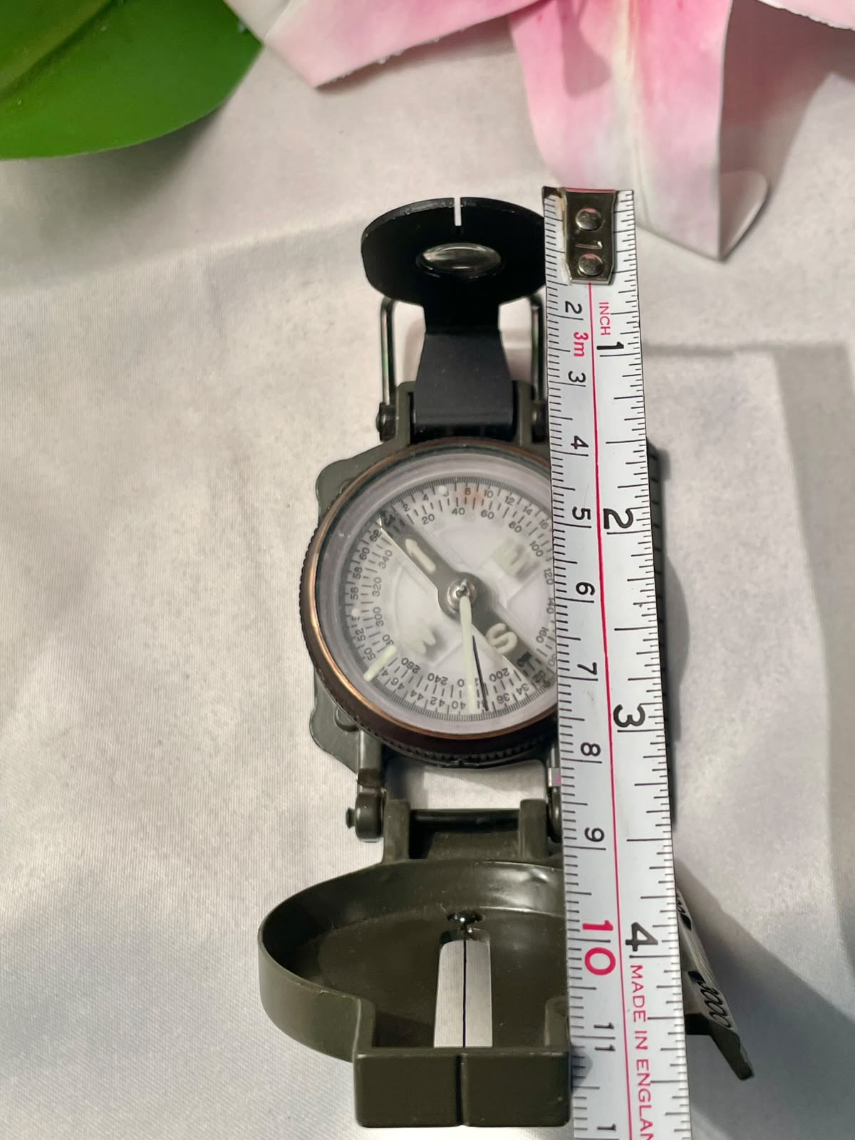 RARE FIND Military-Style Lensatic Compass 4.5 in